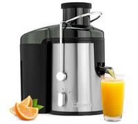 Clatronic Extracteur de jus AE3666 400 W noir, acier inoxydable écoulement direct du jus