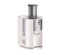 Braun J 500 WH Centrifugeuse 900 W Acier inoxydable, Blanc