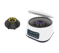 Centrifugeuse de laboratoire avec vitesse de 4000/5000 tr/min, RCF maximum 1717xg/2683xg, écran LCD, faible bruit, for le traitement des échantillons/micro-organismes/PRP/PRF(LC400)