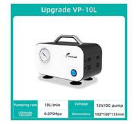 Centrifugeuse de laboratoire, DC 12V mini diaphragme à diaphragme Pompe à vide de laboratoire Pompe de laboratoire de pompe à pression négative portable Équipement de laboratoire(VP-10L)