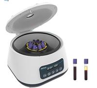 Centrifugeuse de table 8 places (2/5/10/15 ml) - Faible vitesse 500-5000 tr/min, max 2683xg RCF - Centrifugeuse de laboratoire compacte pour échantillons de sang, sérum, plasma, graisse - Usage