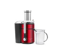 Riviera-et-Bar, PCJ677, Centrifugeuse Digitale Inox, 1300W, Rouge, Capacité 1,2L, Tube Alimentaire 84mm, Bac à Pulpe 2L, 5 Vitesses, Accessoires Inclus, Idéale pour Jus Frais Maison