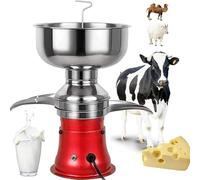 Centrifugeuse électrique à lait, 5 L, consistance réglable pour milkshake crème, beurre et milkshake, séparateur de 10500 tr/min pour ferme laitière et usage domestique