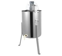 Centrifugeuse électrique du miel 220V 0-270U/min du mélangeur de 3 tranches 140W, extracteur de miel d'acier inoxydable, extracteur de miel pour l'apiculteur
