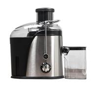 Centrifugeuse Extracteur de Jus Maison, 400W Extracteur de jus compact pour fruits et légumes, Sépération Pulpe/Jus,pression à froid, 2 Vitesses presse-agrumes électrique,Goulot Large (Argent)