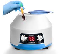 Centrifugeuse Laboratoire 6x15ml avec écran LCD, Centrifugeuse PRP Plasma 4000rpm, limite de 100min, 1953xg, pour le sang, le plasma, la pratique médicale-220V