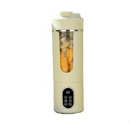 Centrifugeuse portable rechargeable par USB avec moteur efficace et lames de précision pour une sortie constante de jus à tout moment et n'importe où (vert clair)
