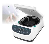 Centrifugeuse, réglable 500-4000 tr/min avec minuterie numérique, verrouillage automatique du couvercle, protection contre les surchauffes et les chocs, fonctionnement silencieux pour une utilisation