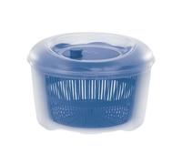 Centrifugeuse salade manuelle roquette géante couleur océan 24 cm 4,5 litres