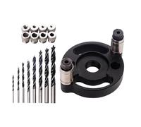 -Centro Drill Jig Center Spinner Drill Guide, Outil De Carpenter Précis -Borkit, Outil À Main | Kit Kit De Kit D'outils À Main De Forage Réglable Pour L'usine De Production De Mo