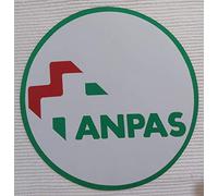Centro Ricami Écusson brodé en HD/Jacquard (Haute définition) Logo ANPAS thermocollant, Micro Fil, diamètre : Fabriqué en Italie.
