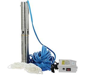 Centrocom Pompe Forage - 4SPM5/15-1,3 KW - 40 m - Turbines INOX de Giordano