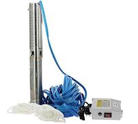 Centrocom Pompe Forage - Pompe Forage - 4SPM5/12-1,1 KW - 40 m - Turbines INOX de Générique