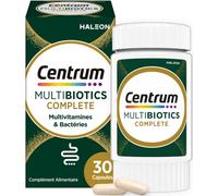 Centrum MultiBiotics Complete 18 Vitamines et Minéraux & 18 Souches de Bactéries 30 Capsules