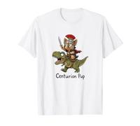 Centurion Pup Drôle Yorkshire Terrier Empire Romain T-Shirt Graphique avec Valeur