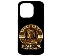 Centurion Romain avec Casque Illustration Art Rome Antique Coque pour iPhone 15 Pro