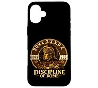 Centurion Romain avec Casque Illustration Art Rome Antique Coque pour iPhone 16 Plus