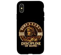 Centurion Romain avec Casque Illustration Art Rome Antique Coque pour iPhone X/XS