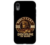 Centurion Romain avec Casque Illustration Art Rome Antique Coque pour iPhone XR