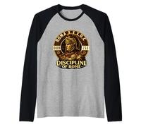 Centurion Romain avec Casque Illustration Art Rome Antique Manche Raglan