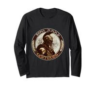 Centurion Romain avec Casque Militaire Rome Art Grunge Manche Longue