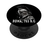 Centurion Romain avec Casque Militaire Rome Art Grunge PopSockets PopGrip Adhésif