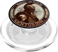 Centurion Romain avec Casque Militaire Rome Art Grunge PopSockets PopGrip pour MagSafe