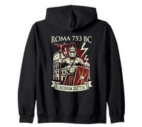 Centurion Romain avec Casque Militaire Rome Art Grunge Sweat à Capuche