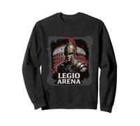 Centurion Romain avec Casque Militaire Rome Art Grunge Sweatshirt