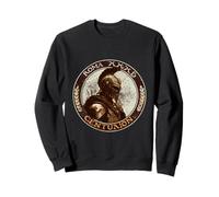 Centurion Romain avec Casque Militaire Rome Art Grunge Sweatshirt