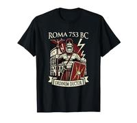 Centurion Romain avec Casque Militaire Rome Art Grunge T-Shirt