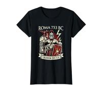Centurion Romain avec Casque Militaire Rome Art Grunge T-Shirt Graphique avec Valeur