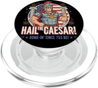 Centurion Romain Drôle Jules César Rome Antique Ludique PopSockets PopGrip pour MagSafe