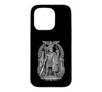Centurion Roman Aigle Bouclier Ancien Guerrier Art Ligne Art Coque pour iPhone 15 Pro