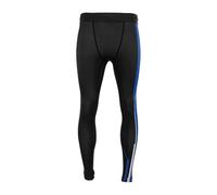 Century PUNOK Pantalon de compression unisexe, noir/bleu, M