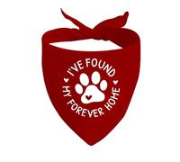 CENWA 1 bandana pour chien avec inscription « I've Found My Forever Home »