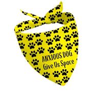 CENWA 1 bandana pour chien « Give Me Space Over the Collar » pour chien Anxious/Reactive Give us Space (Anxious Space UK)