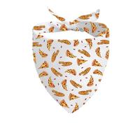 CENWA 1 bandana pour chien pizza cadeau de fête de nourriture malbouffe thème pizza cadeau pour chien (Pizza D)