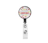 CENWA Enrouleur de badge « Blood Stains are Red » pour cadeau d'Halloween (taches de sang R UK)