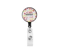 CENWA Enrouleur de badge « Blood Stains are Red » pour cadeau d'Halloween (Watch True Crime R UK)