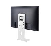 cenyb Support mural ultra fin pour écran d'ordinateur de bureau pour écran de 13" à 27" VESA 75/100 - Ports de câble orientés vers le bas pour maximiser votre espace de bureau utilisable