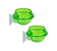 Cenyo AUEAR, 2 Pack Reptile Suction Cup Feeder Chameleon Feeding Food Bowl Water Dish Gecko Ledge Supplies Accessories for Gecko Lizard Bearded Dragon