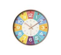 Cenz-888 Horloge Murale décorative Horloge Murale de 8 Pouces for l'éducation de la Petite enfance, Jolie Horloge décorative créative for la Maison