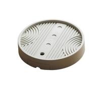 Cenz-888 Support pour Plantes Support de présentation for bonsaï à poulie Mobile Invisible, Plateau d'égouttement en Plastique for Plantes(Grand)