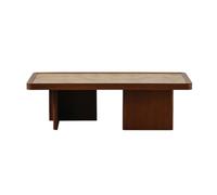 Cenz-888 Table Basse Table Basse en Bois de ronce Unique Live Edge Top Centre Salon Moderne(Grand)