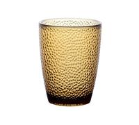 Cenz-888 Verres à eau Acrylic Raindrop Textured Drinking Cup, Stackable Heat-resistant Water Cup for Juice Beverages Beer pour la maison Cuisine(Bruin,Moyen)