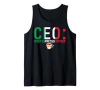 CEO Chief Espresso Officer Italian pour Homme et Femme Débardeur