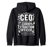 CEO Cork Extraction Officer Funny Title for Wine Lover Drink Sweat à Capuche