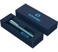 Ceod Shiny Set Cadeau Stylo Roller Dans Un Étui En Carton Avec Cartouches D'encre Standard Pour Droitiers Et Gauchers Bleu Sarcelle