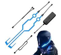 Ceolup BanLumineuse pour Casques - Voyant d'avertissement pour la sécurité - Moto Casques à lumière LED Accessoires pour Bandes Lumineuses
